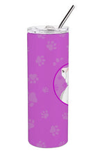 Load image into Gallery viewer, Pit Bull White #1 Stainless Steel 20 oz Skinny Tumbler