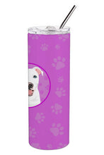 Load image into Gallery viewer, Pit Bull White #1 Stainless Steel 20 oz Skinny Tumbler