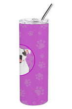 Load image into Gallery viewer, Pit Bull White #3 Stainless Steel 20 oz Skinny Tumbler
