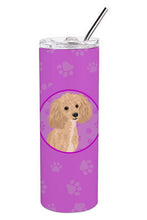Load image into Gallery viewer, Poodle Toy Apricot Stainless Steel 20 oz Skinny Tumbler
