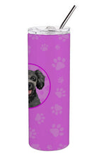 Load image into Gallery viewer, Poodle Toy Grey Stainless Steel 20 oz Skinny Tumbler