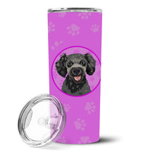 Load image into Gallery viewer, Poodle Toy Grey Stainless Steel 20 oz Skinny Tumbler