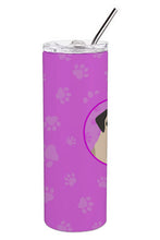 Load image into Gallery viewer, Pug Fawn #3 Stainless Steel 20 oz Skinny Tumbler