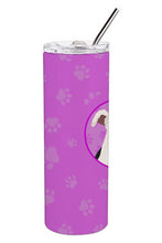 Load image into Gallery viewer, Schnauzer Parti Stainless Steel 20 oz Skinny Tumbler