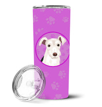 Load image into Gallery viewer, Schnauzer Parti Stainless Steel 20 oz Skinny Tumbler