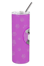 Load image into Gallery viewer, Schnauzer Salt and Pepper #1 Stainless Steel 20 oz Skinny Tumbler