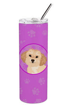 Load image into Gallery viewer, Shih-Tzu Gold #1 Stainless Steel 20 oz Skinny Tumbler