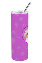 Load image into Gallery viewer, Shih-Tzu Gold #2 Stainless Steel 20 oz Skinny Tumbler