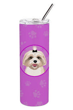 Load image into Gallery viewer, Shih-Tzu Gold #2 Stainless Steel 20 oz Skinny Tumbler