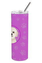Load image into Gallery viewer, Shih-Tzu Gold #3 Stainless Steel 20 oz Skinny Tumbler