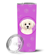 Load image into Gallery viewer, Shih-Tzu Gold #4 Stainless Steel 20 oz Skinny Tumbler