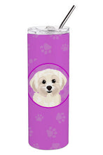 Load image into Gallery viewer, Shih-Tzu Gold #4 Stainless Steel 20 oz Skinny Tumbler