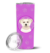 Load image into Gallery viewer, Shih-Tzu Gold #6 Stainless Steel 20 oz Skinny Tumbler