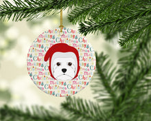 Load image into Gallery viewer, Westie Merry Christmas Ceramic Ornament