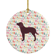 Load image into Gallery viewer, American Water Spaniel Merry Christmas Ceramic Ornament