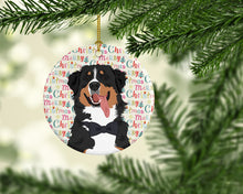 Load image into Gallery viewer, Bernese Mountain Dog #1 Christmas Ceramic Ornament