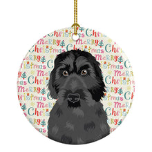 Load image into Gallery viewer, Doodle Black #3 Christmas Ceramic Ornament