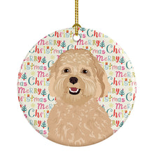Load image into Gallery viewer, Doodle Fawn #1 Christmas Ceramic Ornament