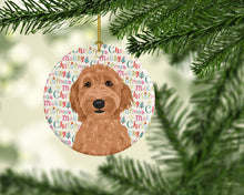 Load image into Gallery viewer, Doodle Liver #3 Christmas Ceramic Ornament