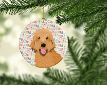 Load image into Gallery viewer, Doodle Liver #4 Christmas Ceramic Ornament