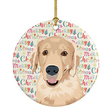 Load image into Gallery viewer, Golden Retriever Fawn #2 Christmas Ceramic Ornament