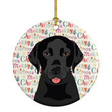 Load image into Gallery viewer, Labrador Retriever Black #3 Christmas Ceramic Ornament