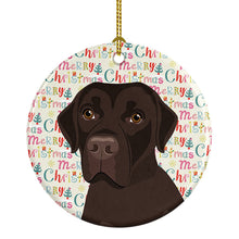 Load image into Gallery viewer, Labrador Retriever Chocolate #1 Christmas Ceramic Ornament