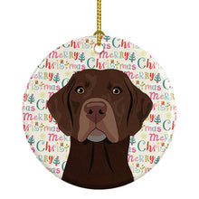 Load image into Gallery viewer, Labrador Retriever Chocolate #2 Christmas Ceramic Ornament
