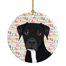 Load image into Gallery viewer, Pit Bull Black #1 Christmas Ceramic Ornament