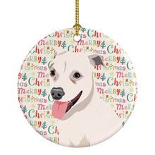 Load image into Gallery viewer, Pit Bull Puppy Christmas Ceramic Ornament
