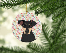 Load image into Gallery viewer, Rottweiler Black and Tan #3 Christmas Ceramic Ornament