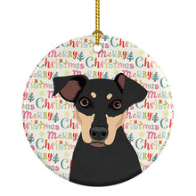 Load image into Gallery viewer, Rottweiler Black and Tan #3 Christmas Ceramic Ornament