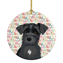 Load image into Gallery viewer, Schnauzer Black #1 Christmas Ceramic Ornament