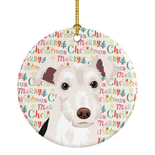 Load image into Gallery viewer, Schnauzer Parti Christmas Ceramic Ornament