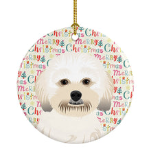 Load image into Gallery viewer, Shih-Tzu Gold #5 Christmas Ceramic Ornament