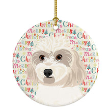 Load image into Gallery viewer, Shih-Tzu Gold #7 Christmas Ceramic Ornament