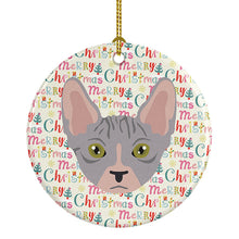 Load image into Gallery viewer, Bambino Cat Christmas Ceramic Ornament
