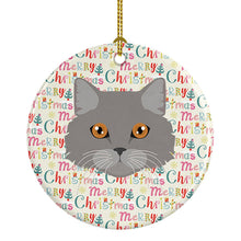 Load image into Gallery viewer, Brazilian Longhair Cat Christmas Ceramic Ornament