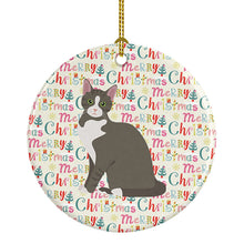 Load image into Gallery viewer, Brazilian Shorthair Cat Christmas Ceramic Ornament