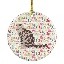 Load image into Gallery viewer, Foldex Exotic Fold Cat Christmas Ceramic Ornament