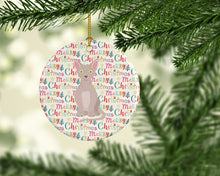 Load image into Gallery viewer, Minskin Cat Christmas Ceramic Ornament