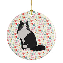 Load image into Gallery viewer, Ragamuffin Cat Christmas Ceramic Ornament