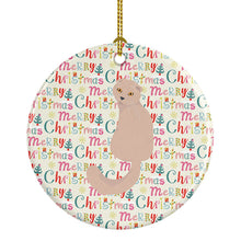 Load image into Gallery viewer, Scottish Fold Cat Christmas Ceramic Ornament