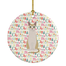 Load image into Gallery viewer, Singapura #2 Cat Christmas Ceramic Ornament