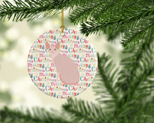 Load image into Gallery viewer, Sphynx #2 Cat Christmas Ceramic Ornament