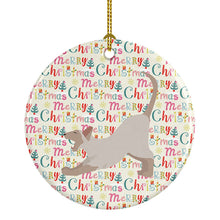 Load image into Gallery viewer, Thai Lilac Cat Christmas Ceramic Ornament