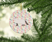 Load image into Gallery viewer, American Curl #2 Cat Christmas Ceramic Ornament
