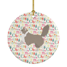 Load image into Gallery viewer, Asian Semi Longhaired Cat Christmas Ceramic Ornament