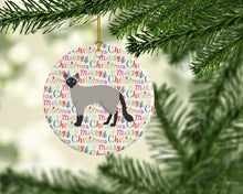 Load image into Gallery viewer, Balinese #1 Cat Christmas Ceramic Ornament