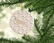 Load image into Gallery viewer, Bengal #1 Cat Christmas Ceramic Ornament